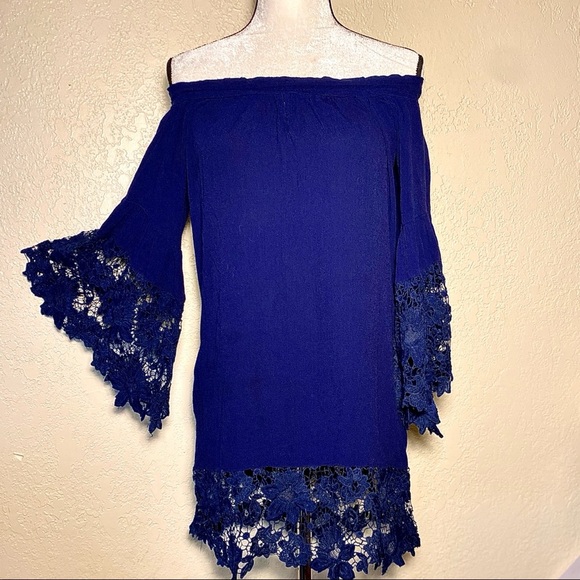 🎉Last Chance!🎉 Muche et Muchette Jolie Lace Accent Cover-Up Dress - Picture 4 of 8